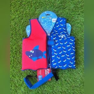 Lifeguard, kids, swim vest, medium,red and blue